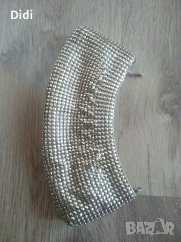 Портмоне клъч Розово Златно , снимка 5 - Портфейли, портмонета - 50151273