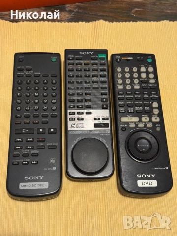 SONY -АУДИО/ВИДЕО/ДВД ДИСТАНЦИОННИ
