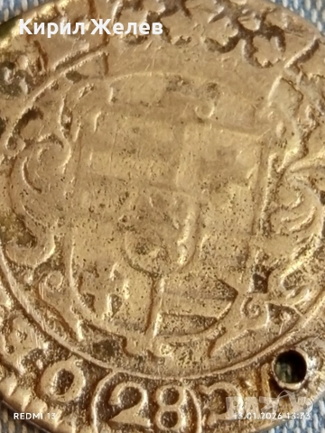 Сребърна монета 28 стювера Антон Гюнтер Олденбург 52958, снимка 2 - Нумизматика и бонистика - 53084575