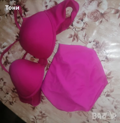 Нов Дамски Бански Костюм Циклама М , снимка 13 - Бански костюми - 50910203