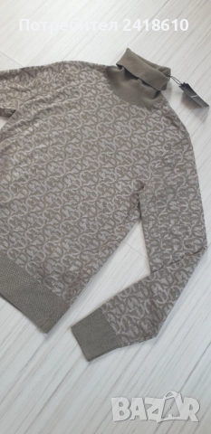 Emporio Armani Wool Knit Monogram Turtleneck Mens Size XS - S НОВО! ОРИГИНАЛ! Мъжко Вълнено Поло!, снимка 2 - Пуловери - 52399413