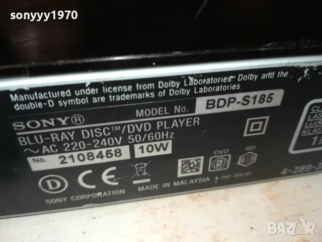 sony BDP-S185 blu-ray player-внос swiss 2605251114, снимка 9 - Плейъри, домашно кино, прожектори - 50428771