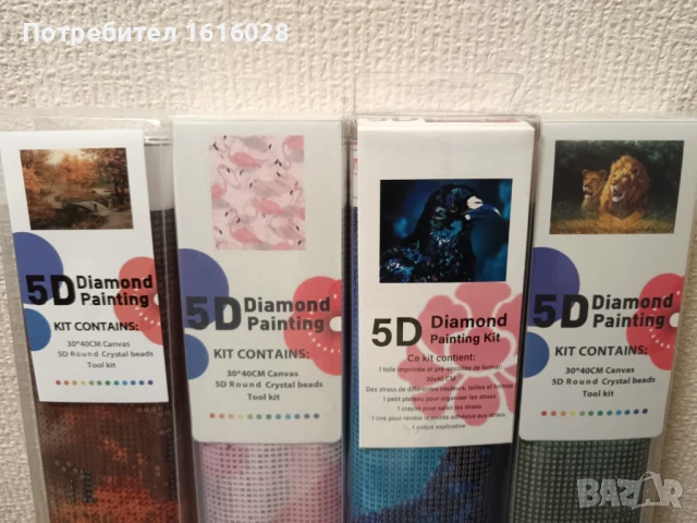 Диамантен 5D гоблен Фламинго., снимка 4 - Гоблени - 50634969