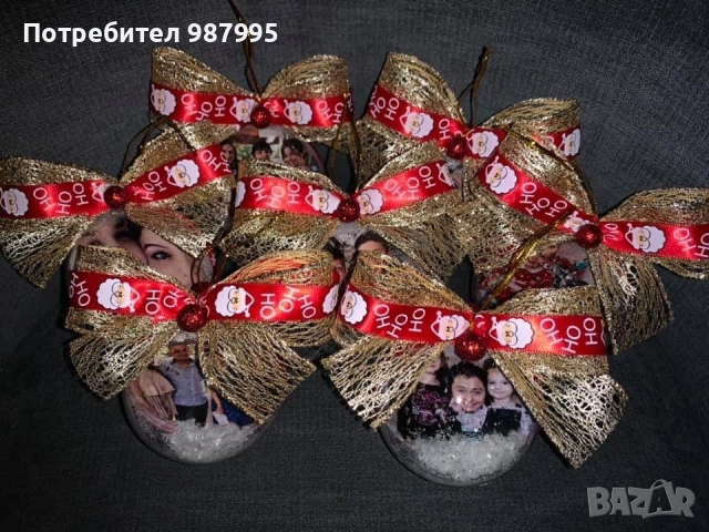 Коледна топка със снимка, снимка 6 - Декорация за дома - 52261851