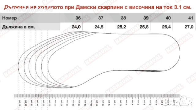 ДАМСКИ СКАРПИНИ С ТОК 3.1 СМ, снимка 2 - Други - 45937351