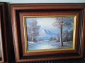 Картини маслени с красиви рамки и подпис на художника., снимка 4