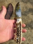 Ръчно изработен нож Еленски рог, снимка 7