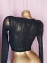 XS/S Черен топ с дълъг ръкав , снимка 6