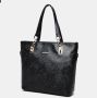 Комплект от 6 броя луксозни дамски чанти /Цвят: Черен;, снимка 18