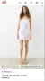 Бяла ленена рокля-риза H&M, снимка 18