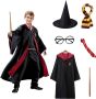 Комплект костюм за косплей на магьосника Хари Потър за момчета и момичета от 5 части, снимка 5