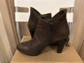Кафяви боти на ток , снимка 4