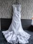 Булчинска рокля тип русалка размер 38 нова 