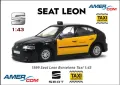 Seat Leon - Barcelona 1999 Taxi AmerCom 1:43, снимка 1