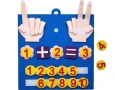 Нова цветна филцова дъска за математика до 10, снимка 3