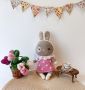 Детска играчка зайче, ръчна изработка, плетени играчки, подарък за момиче, снимка 6