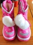 Детски ЗИМНИ БОТУШКИ/АПРЕСКИ, розови /№№ 27, 28; 17.5 и 18см/, снимка 1