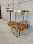 Количка за сервиране с интарзия, снимка 3