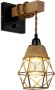 Индустриална стенна лампа Lampop за вътрешни помещения, димируема (включена крушка), снимка 1 - Лампи за стена - 45965349