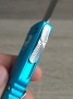 Microtech Ultratech OTF Double Edge Stonewash Turquoise., снимка 4