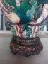 Антикварна,красива и уникална,китайска ваза.Подписана., снимка 5