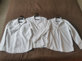 3 бр бяла риза +1бр подарък с дълъг ръкав за момче на George 152 =158 см  12 - 13 години
