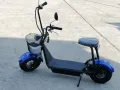 ЕЛЕКТРИЧЕСКИ СКУТЕР Maxmotors Little City Harley 1200W СИН, снимка 1
