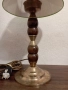 Старинна красива лампа с зелен абажур, снимка 2