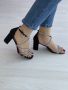 Официално-ежедневни дамски сандали с елегантни извивки и бляскави детайли 36-41, снимка 8