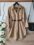 Кафява рокля тип риза ZARA , снимка 5