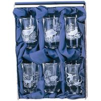Комплект от 6 чаши за ракия Fritzmann, снимка 1 - Колекции - 45321169