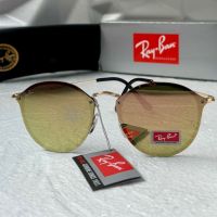 Ray-Ban RB3574 Blaze Round дамски мъжки слънчеви очила унисекс сини огледални, снимка 3 - Слънчеви и диоптрични очила - 45484066