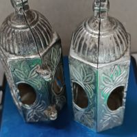 Сребърни свещници , снимка 1 - Антикварни и старинни предмети - 45586191