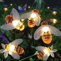 Соларен гирлянд 20 LED лампички Пчелички My Garden SSL-6021, снимка 2 - Соларни лампи - 45248915