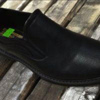 ГИГАНТ Официални мъжки кожени обувки без връзки, голям размер, снимка 2 - Официални обувки - 45780209