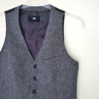 H&M Wool Vest / S* / мъжки елегантно официален елек с вълна / състояние: ново, снимка 2 - Екипировка - 45201103