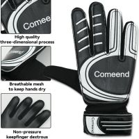Футболни вратарски ръкавици, wecdoit, мъжки, латекс, черни, размер 4, снимка 3 - Футбол - 45135593