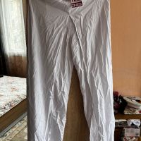 Нов бял плажен панталон , снимка 1 - Панталони - 45602985