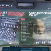 RockForce 172 части Професионален Комплект гедоре ключове, снимка 7 - Куфари с инструменти - 44952917