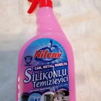 Турски почистващ препарат Nilem Silikonlu Temizleyci, снимка 1 - Препарати за почистване - 45288789