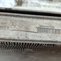 Воден радиатор A2035001103 Mercedes Benz C220 W203 coupe 2.2CDI-143к.с. - 80лв, снимка 2 - Части - 45763427