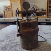Стара карбитна лампа, снимка 3 - Антикварни и старинни предмети - 45684513