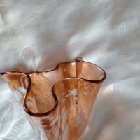 Стъклена ваза, снимка 4 - Вази - 45037013
