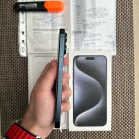 НОВ!!! / ЛИЗИНГ / 24М ГАР /  IPhone 15 Pro Max / 256Gb / Blue Titanium, снимка 7 - Apple iPhone - 45859112