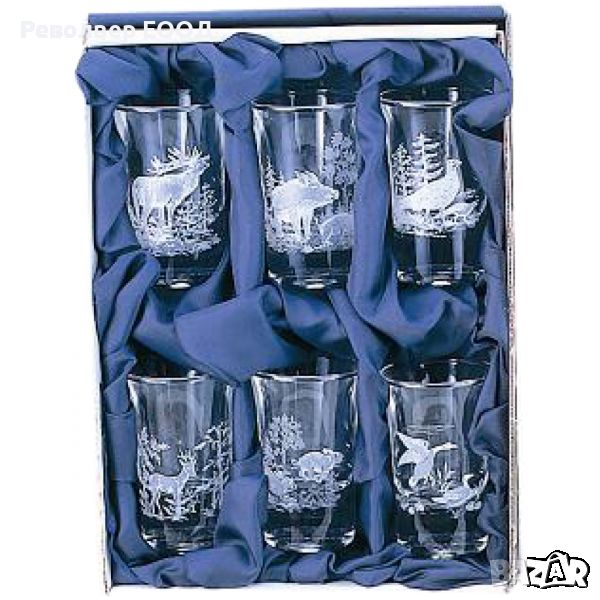 Комплект от 6 чаши за ракия Fritzmann, снимка 1