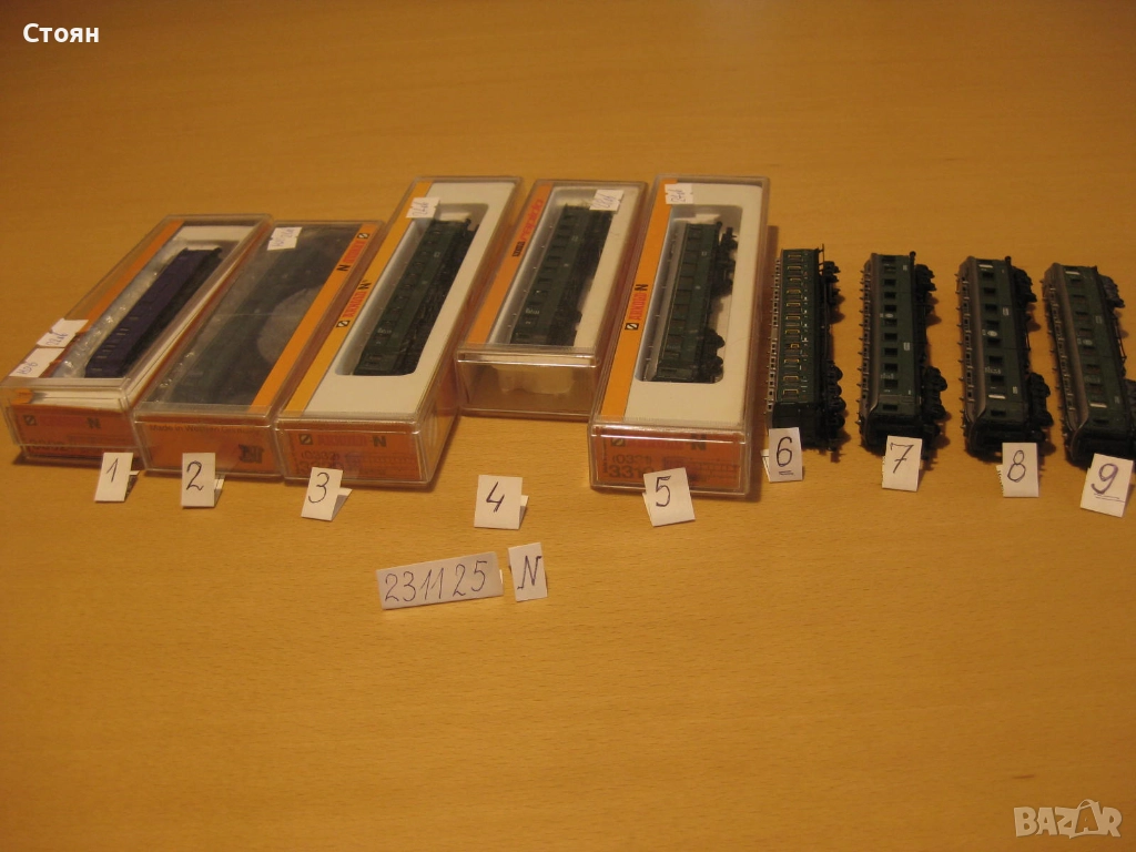 Вагони АРНОЛД (западна Германия) мащаб 1:160 N, снимка 1