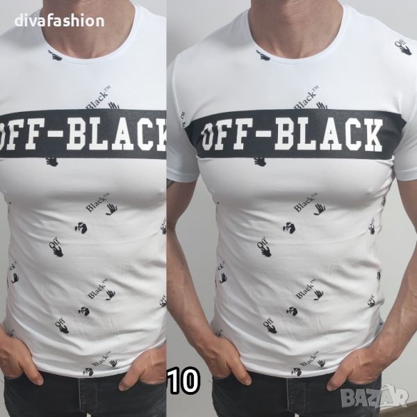 🛑Мъжка тениска в черно и бяло              , снимка 1