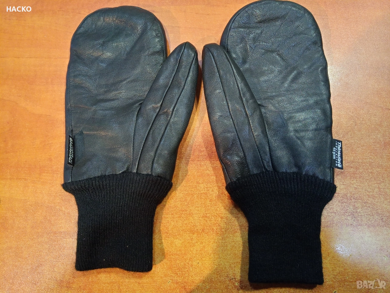 ЗИМНИ Кожени Ръкавици с Един Пръст за СКИ и СНОУБОРД SOHO new york Размер 9.5 Внос от Англия, снимка 1