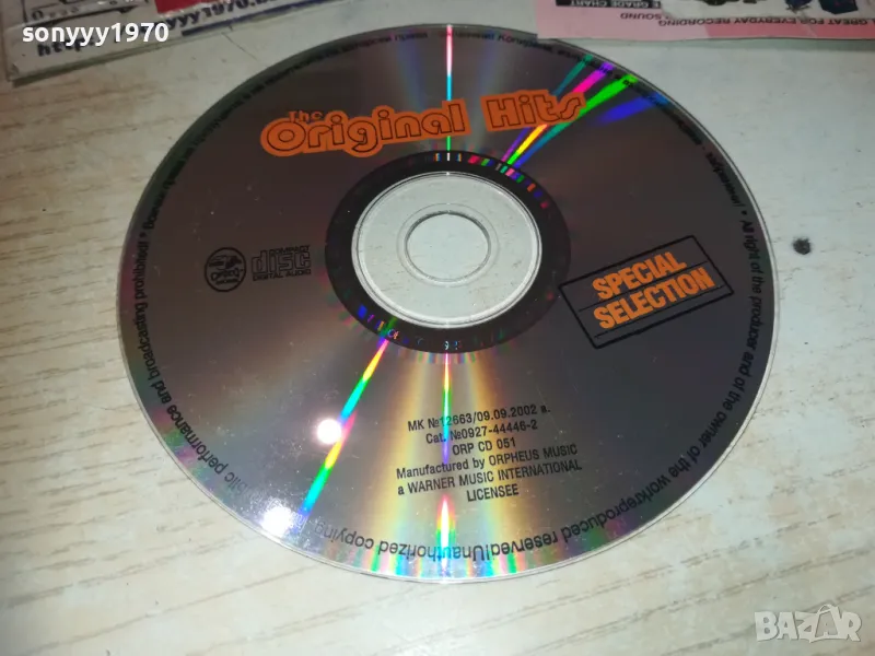 ORIGINAL HITS CD 0109241705, снимка 1