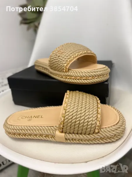 чехли Шанел*Chanel braided sandals*38,39, снимка 1